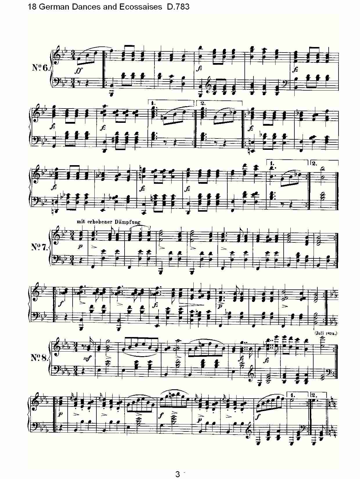 18德国舞曲与(总谱)3