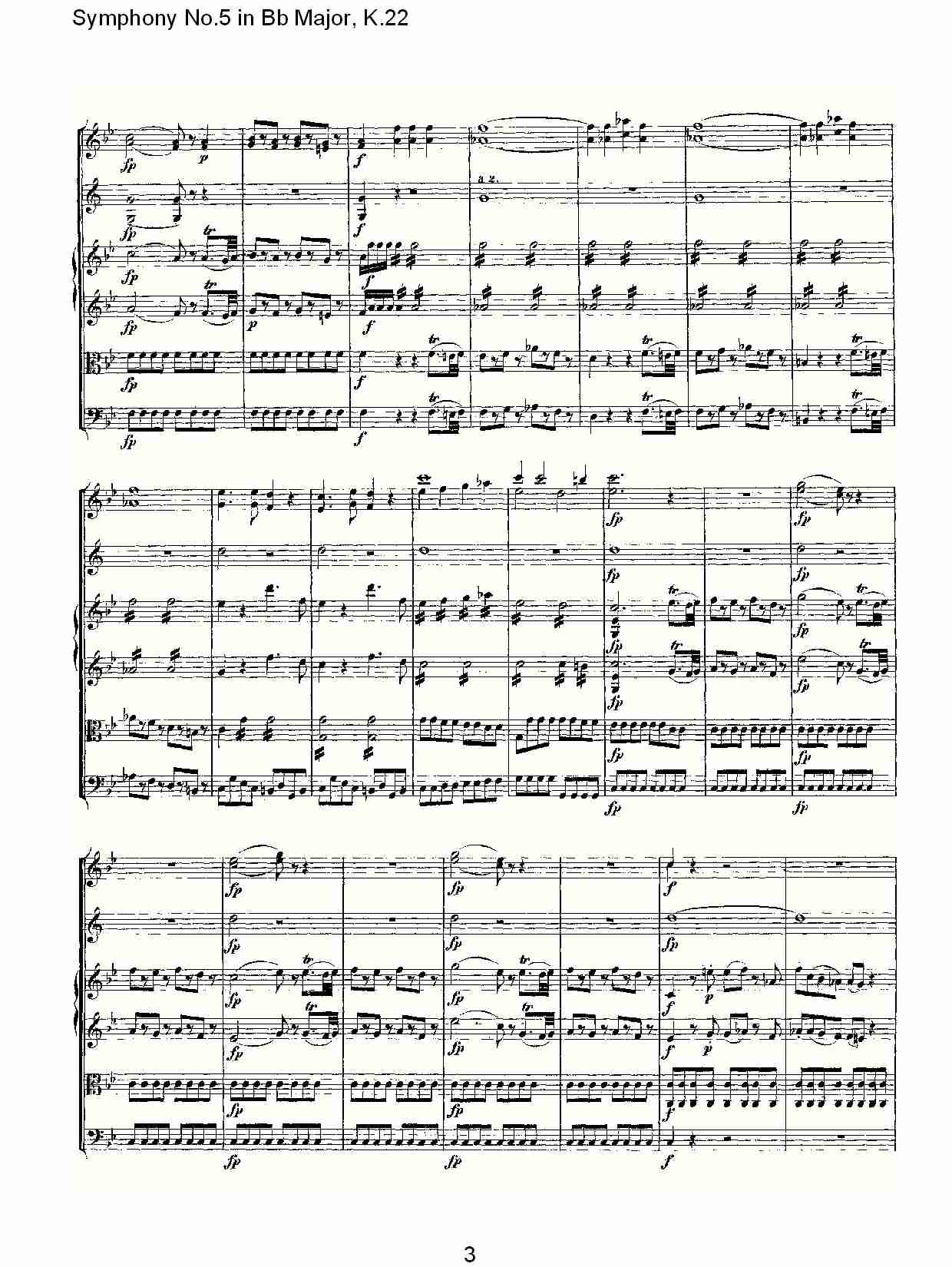 Bb大调第五交响曲K.22(总谱)3