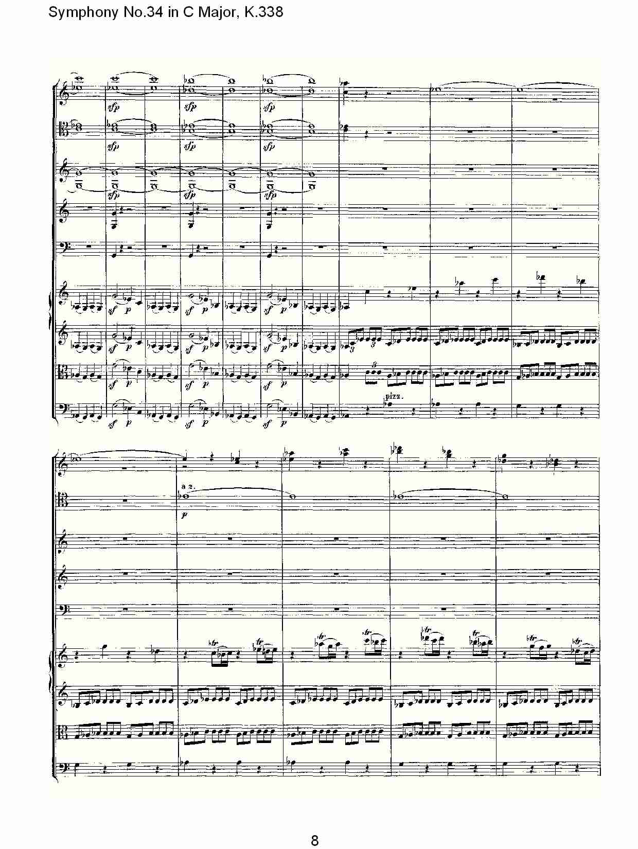 (C大调第三十四交响曲K.338)（二）(总谱)3