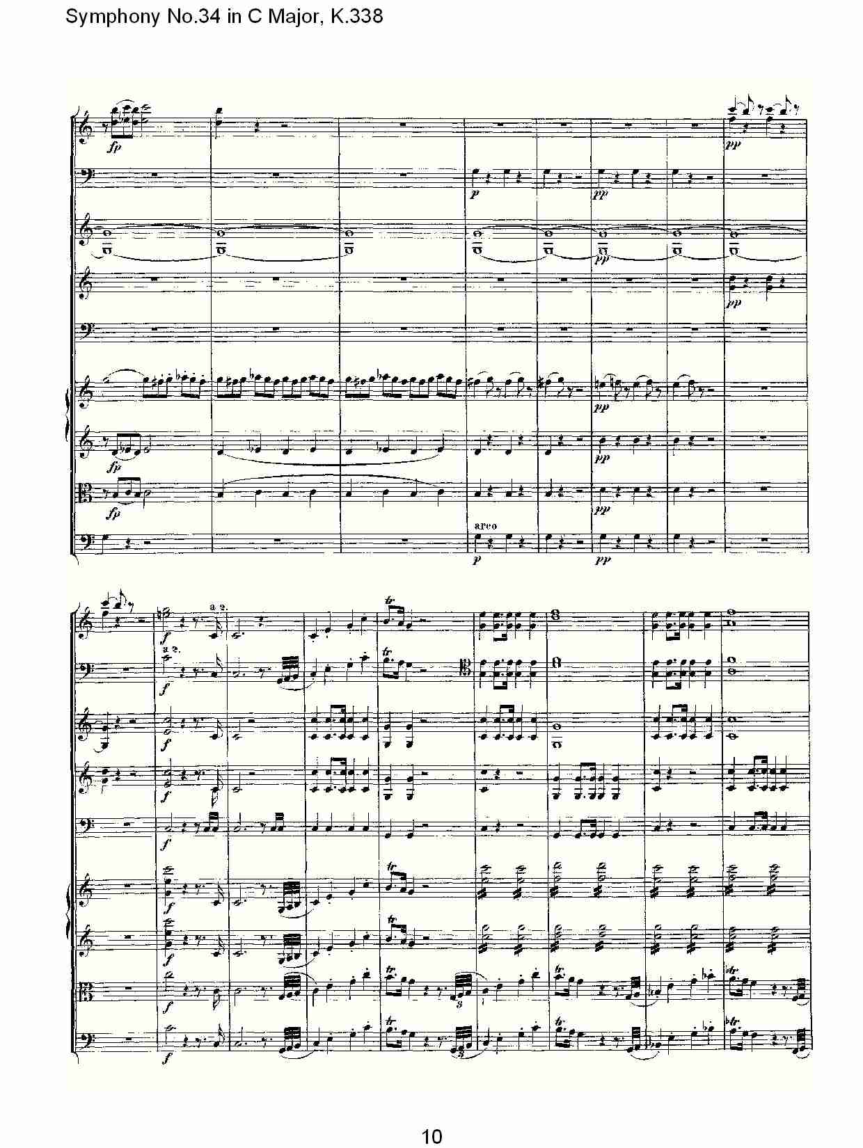 (C大调第三十四交响曲K.338)（二）(总谱)5