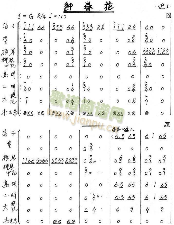 迎春花总谱(总谱)1