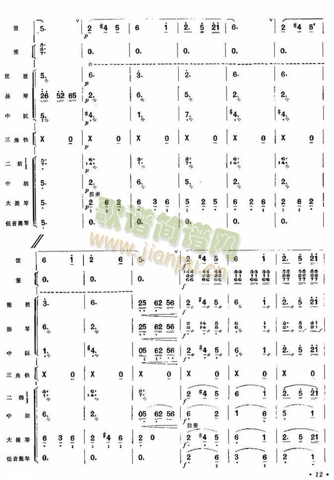 丰收花儿漫高原总谱(总谱)12