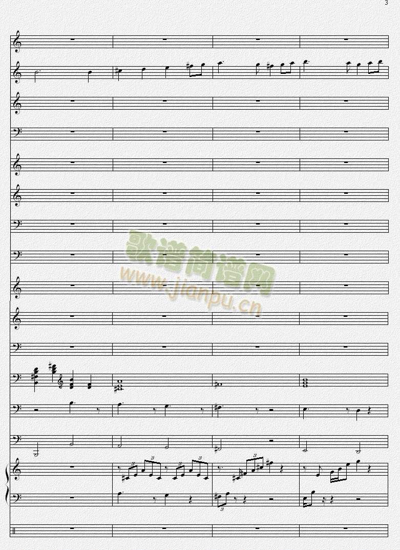 天鹅湖柴科夫斯基(总谱)3