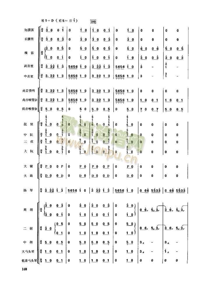 春节序曲(总谱)6