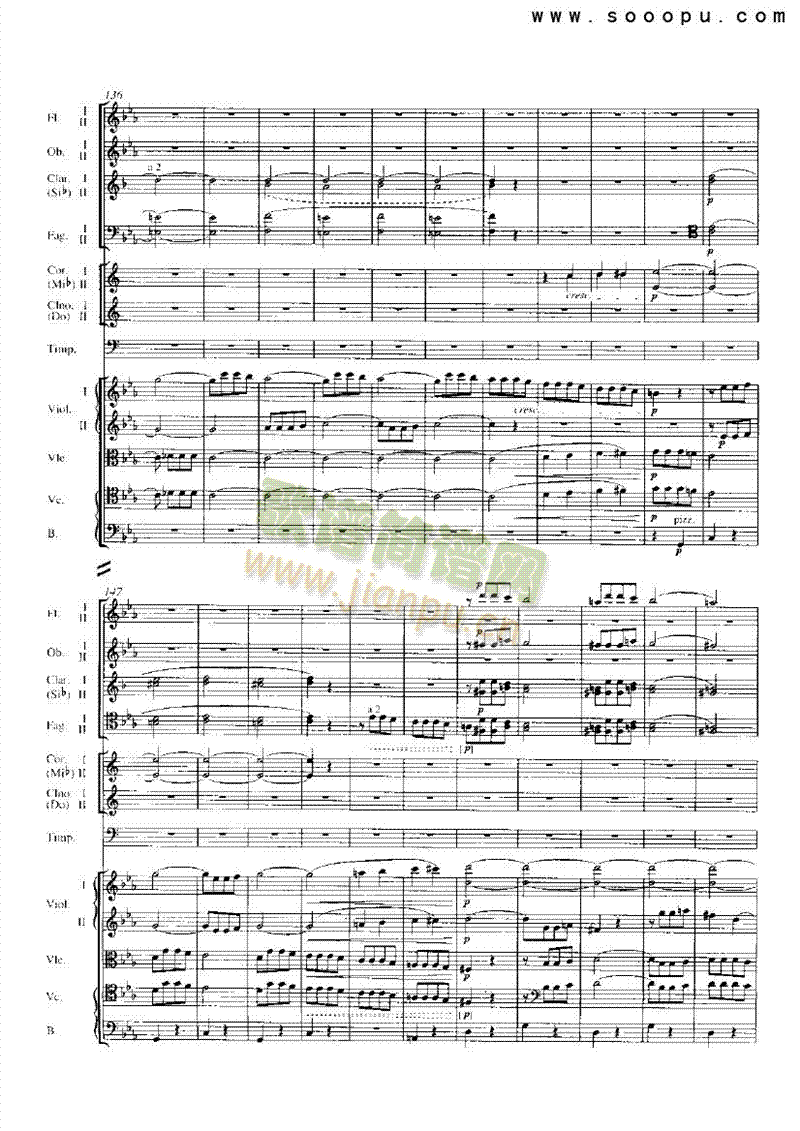 c小调第五交响曲乐队类管弦乐总谱(其他乐谱)8