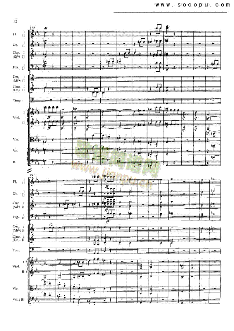 c小调第五交响曲乐队类管弦乐总谱(其他乐谱)10