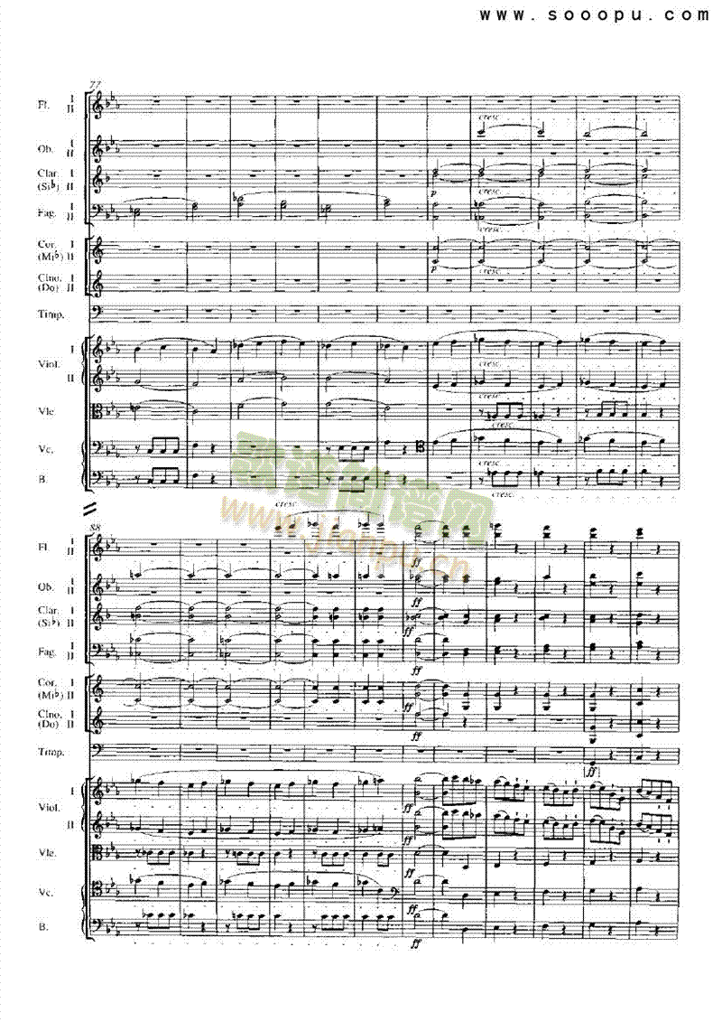 c小调第五交响曲乐队类管弦乐总谱(其他乐谱)5