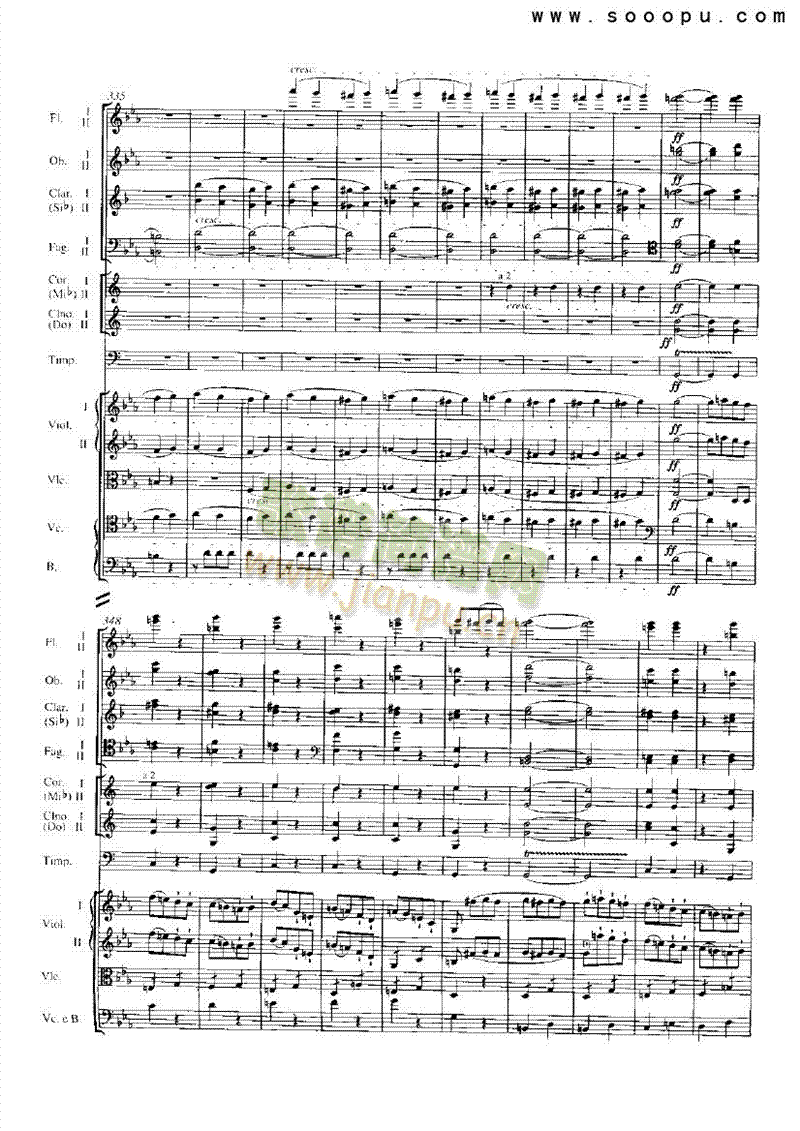 c小调第五交响曲乐队类管弦乐总谱(其他乐谱)16