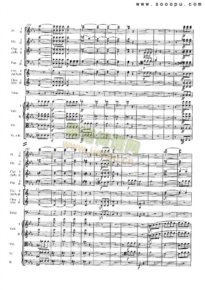 c小调第五交响曲乐队类管弦乐总谱(其他乐谱)18