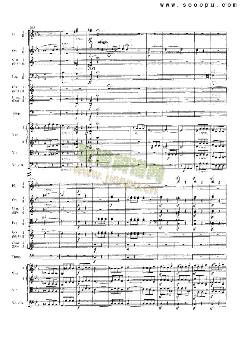 c小调第五交响曲乐队类管弦乐总谱(其他乐谱)13