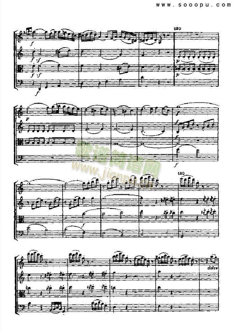 弦乐四重奏乐队类管弦乐总谱(其他乐谱)7