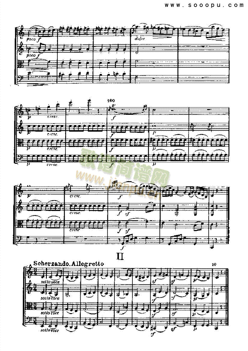 弦乐四重奏乐队类管弦乐总谱(其他乐谱)9