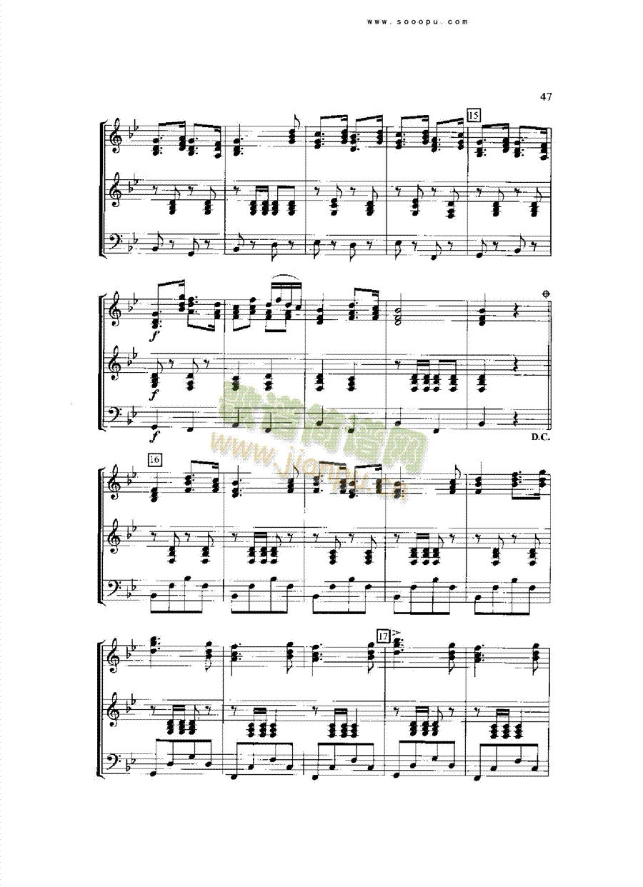 光明行乐队类管弦乐总谱(其他乐谱)7