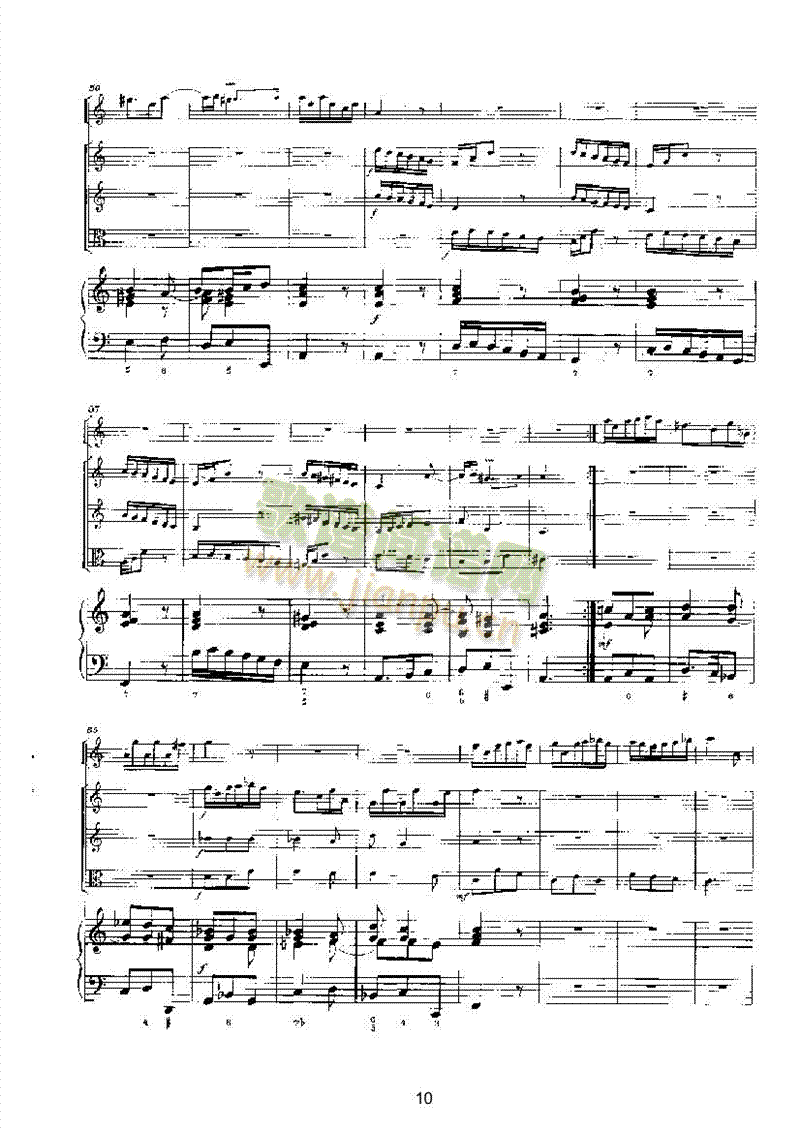 d小调协奏曲乐队类管弦乐总谱(其他乐谱)10