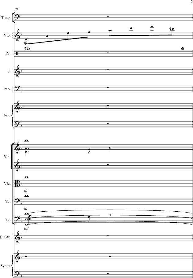 夜的第七章-总谱-manle版(钢琴谱)5