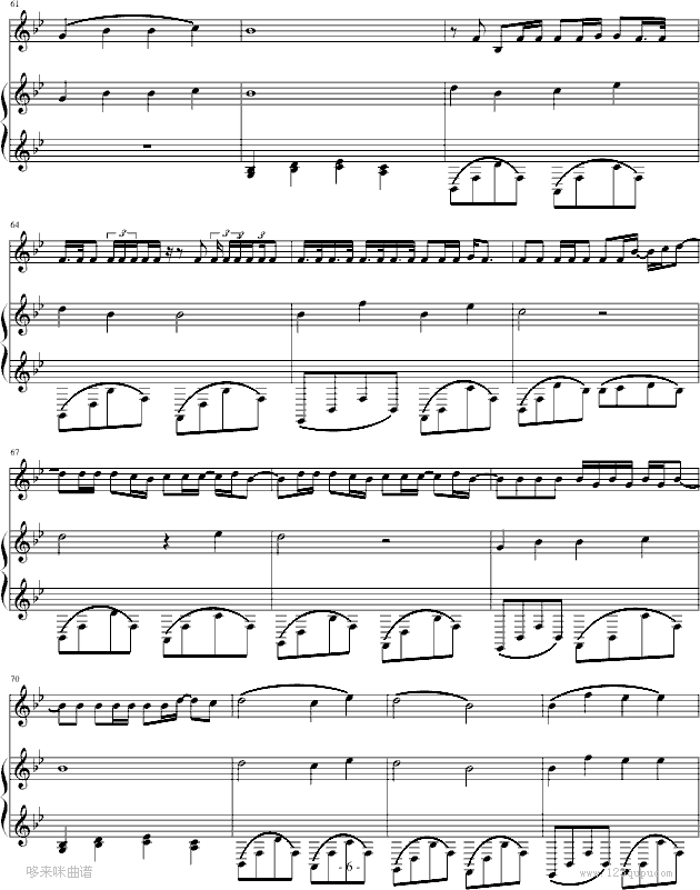 妈妈的话--周杰伦(钢琴谱)6