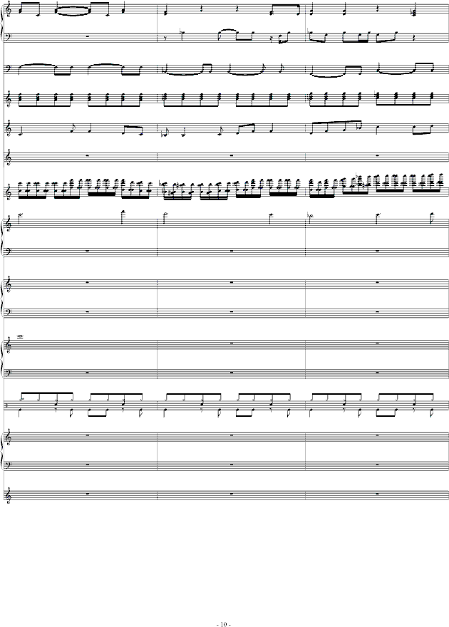 北国之春-总谱(钢琴谱)10