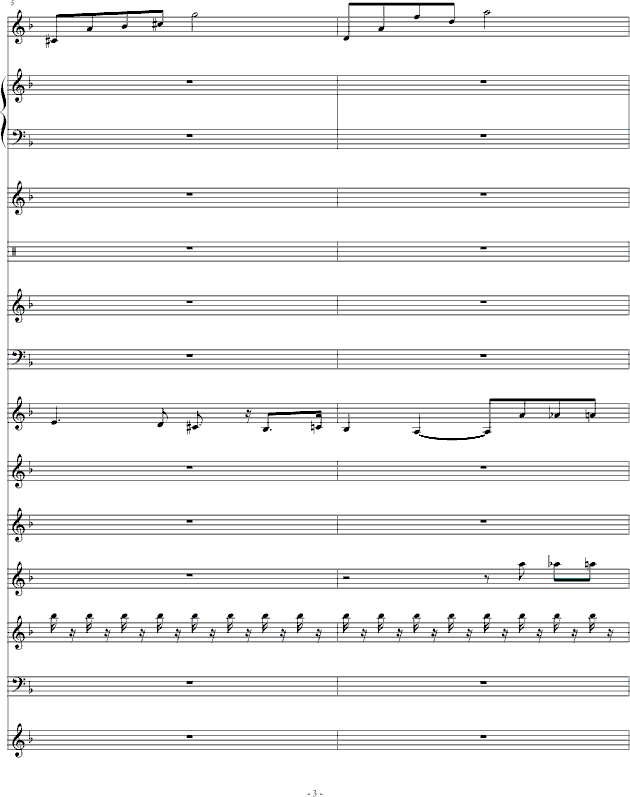 夜的第七章-总谱(钢琴谱)3