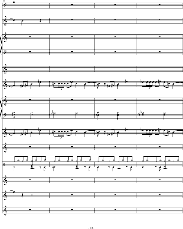 发如雪-总谱(钢琴谱)12