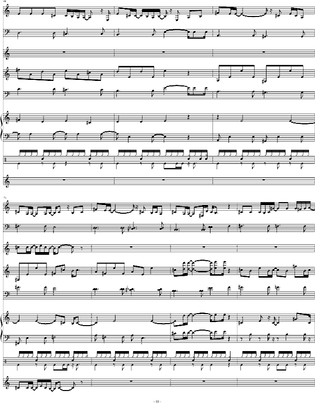 半岛铁盒-总谱(钢琴谱)10