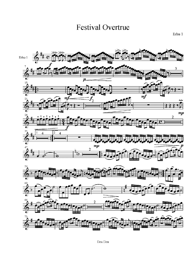 总谱四种乐器谱(七字歌谱)10