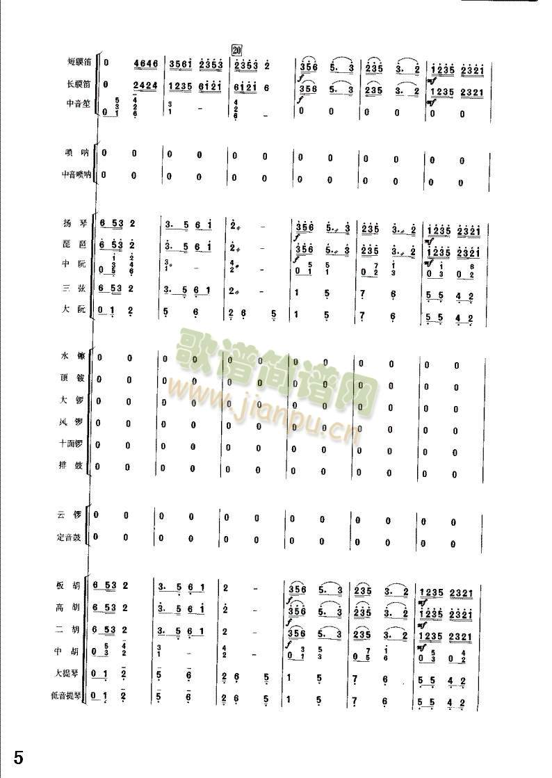 丰收锣鼓1-8(总谱)6
