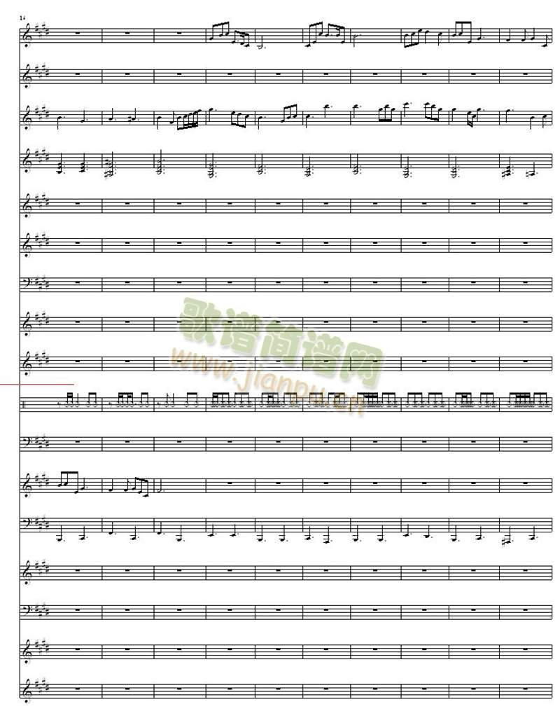 今夜无眠(总谱)3