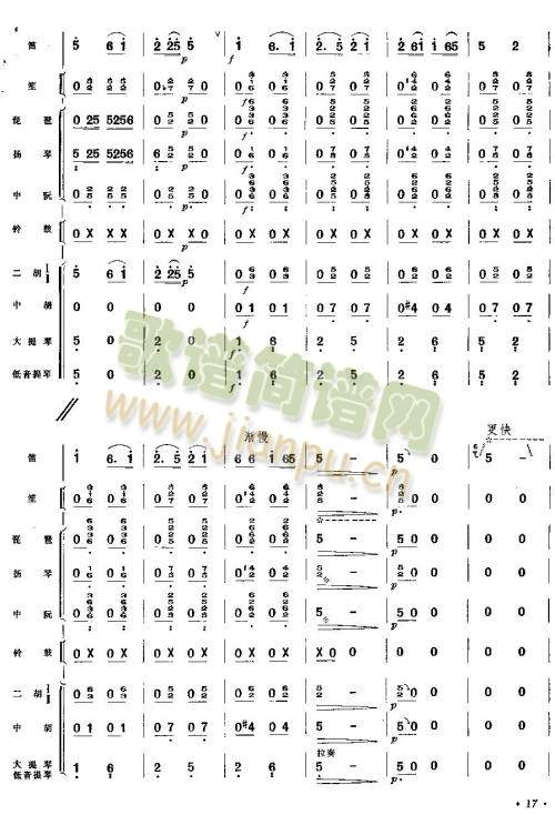 丰收花儿漫高原(总谱)17