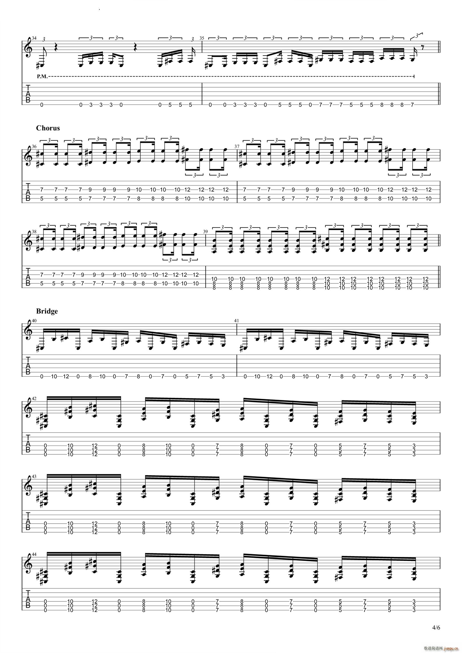 45 A Matter Of Time(吉他谱)5