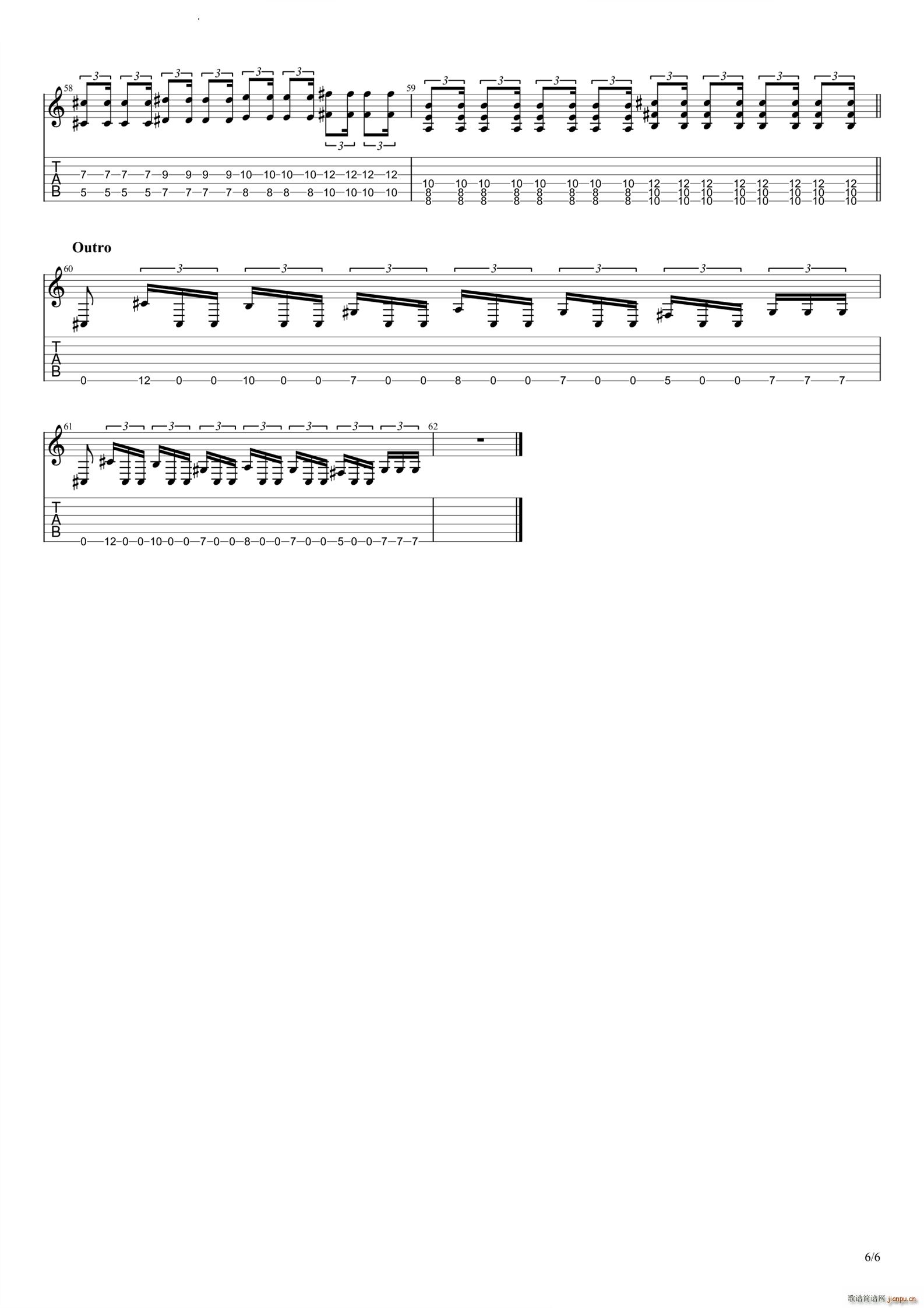 45 A Matter Of Time(吉他谱)7