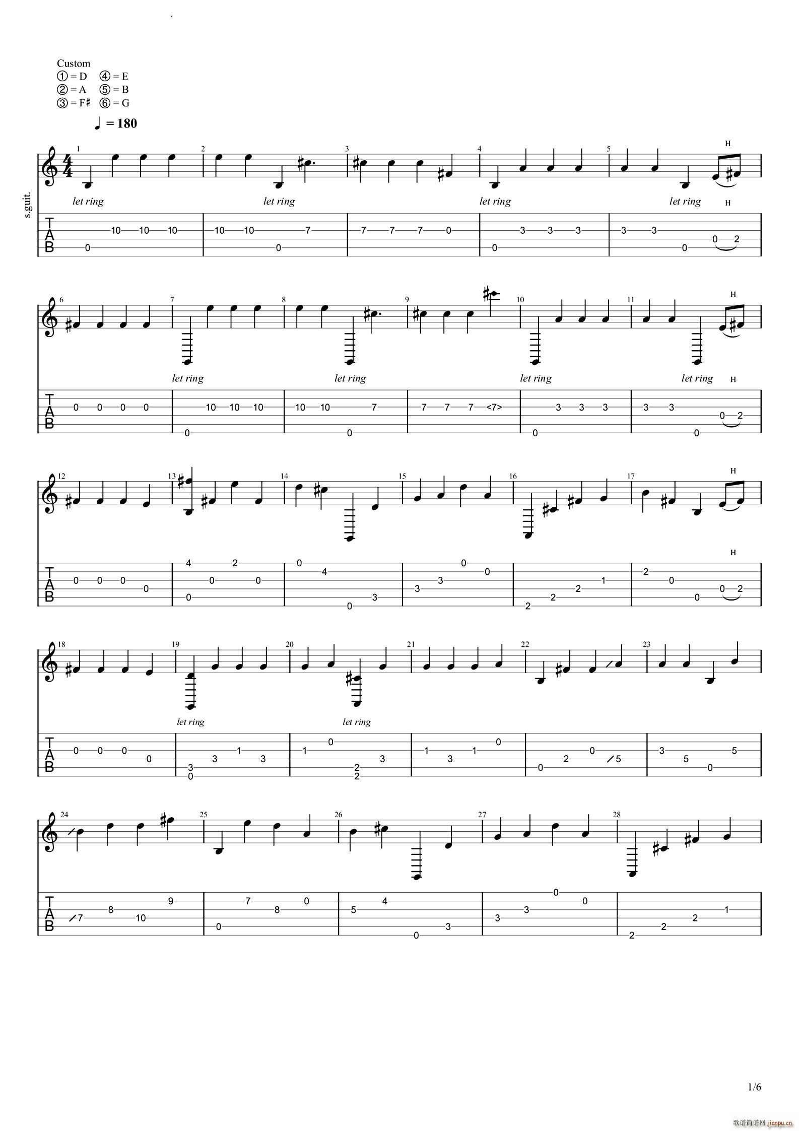 The Happy Couple(吉他谱)1