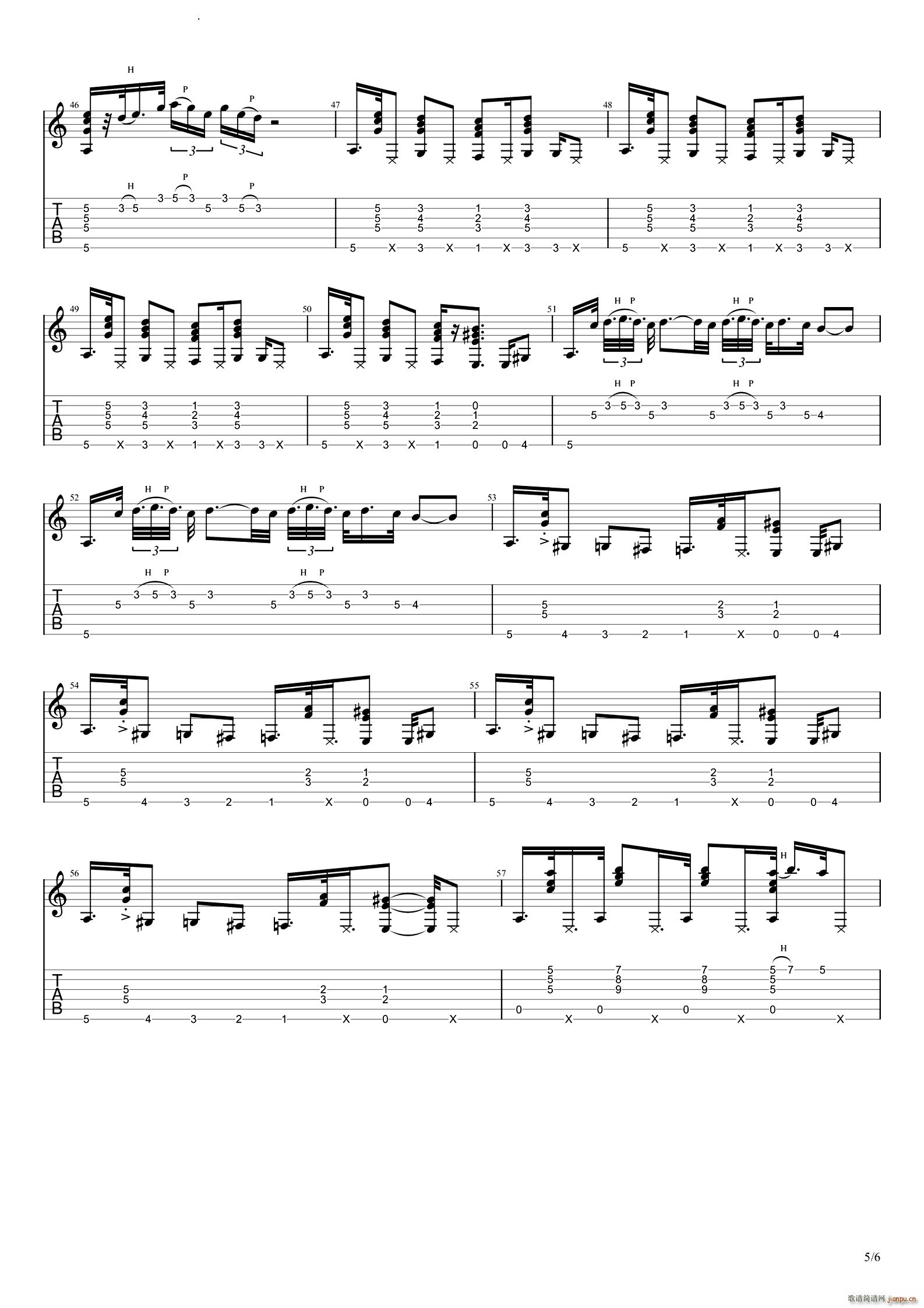 ANJIROOM193版(吉他谱)6