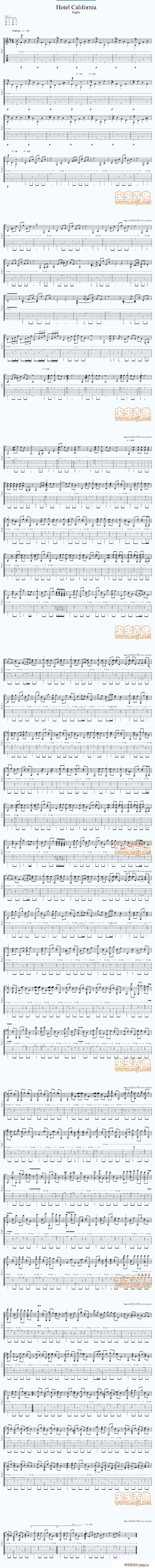 郑成河指弹(吉他谱)1