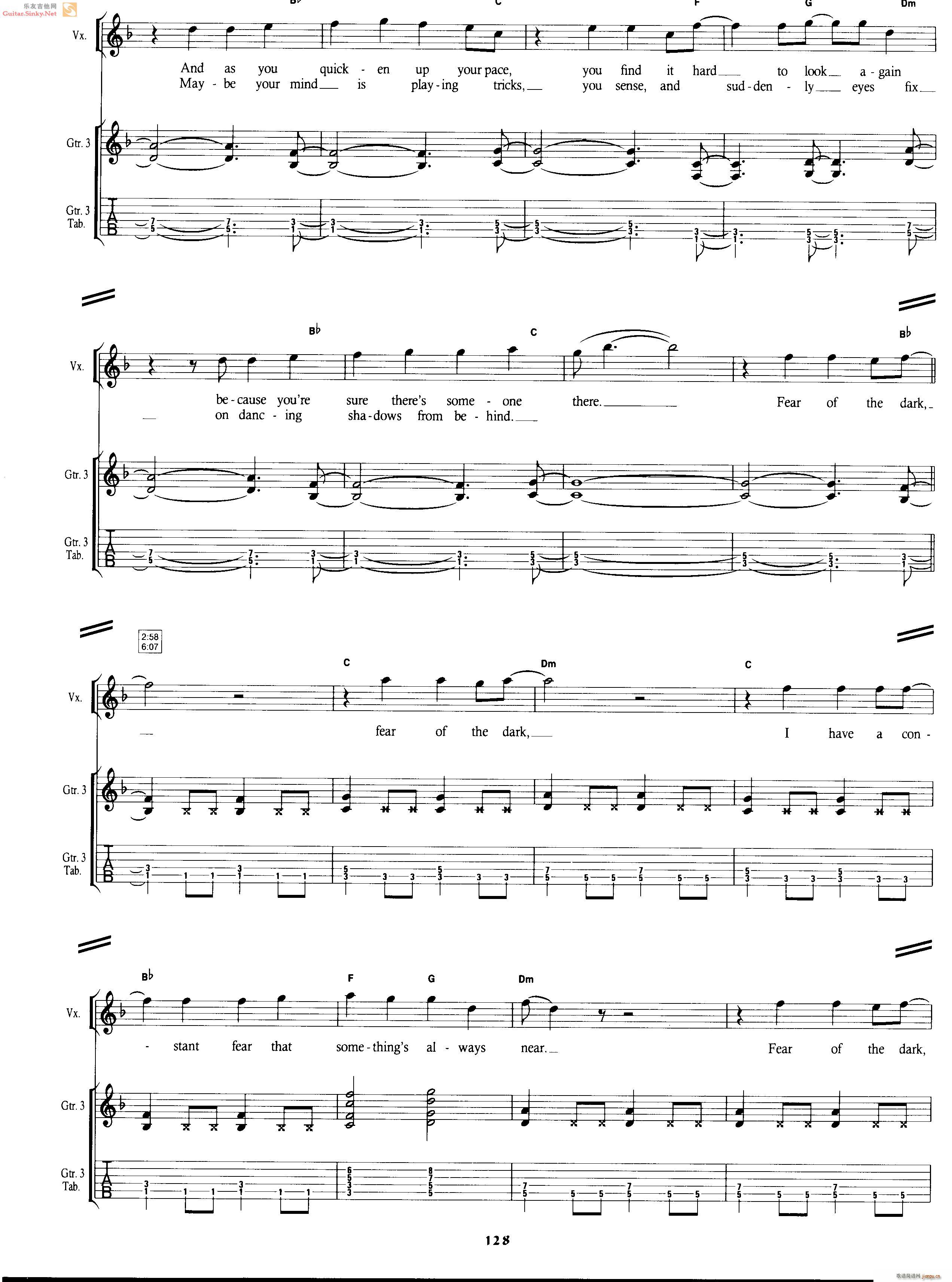 Fear(吉他谱)8