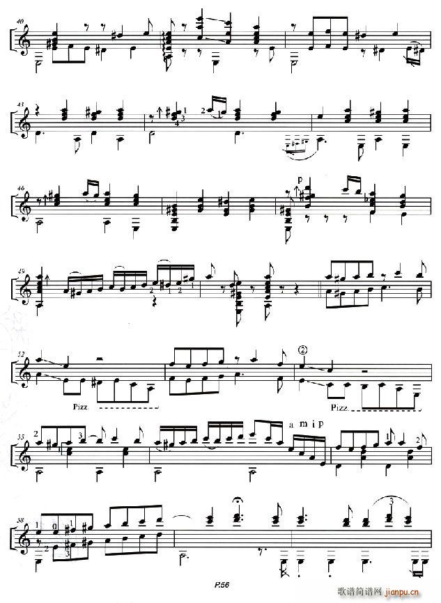 la Cumparsita(吉他谱)3