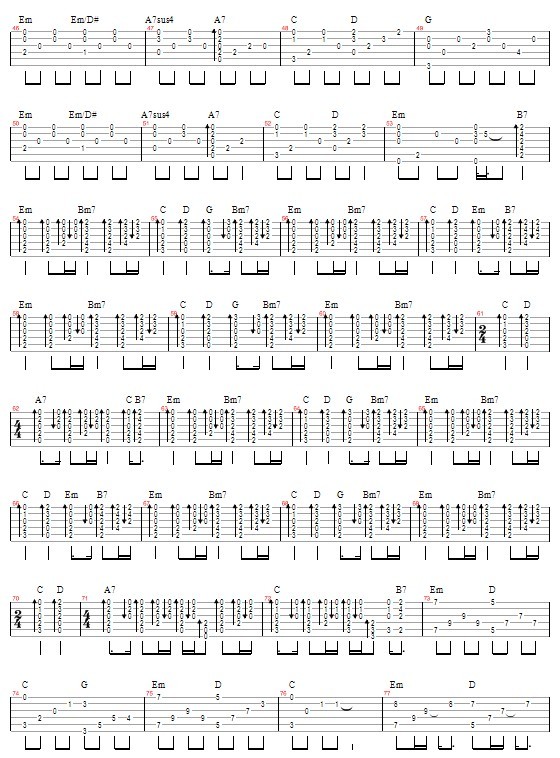 秋天不回来—王强(吉他谱)3