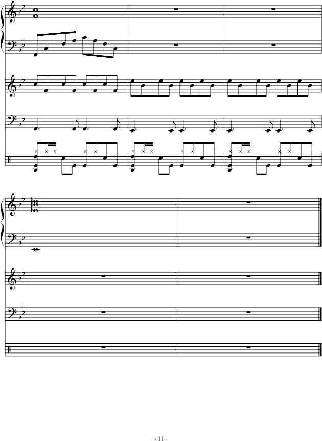 当吉他响起的时候（二）(钢琴谱)11