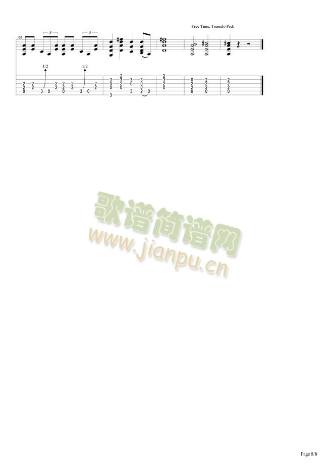 Tie(吉他谱)8