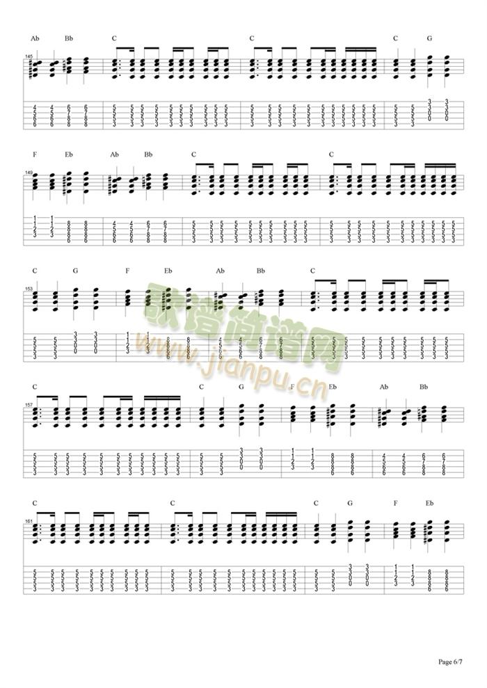 November(吉他谱)6