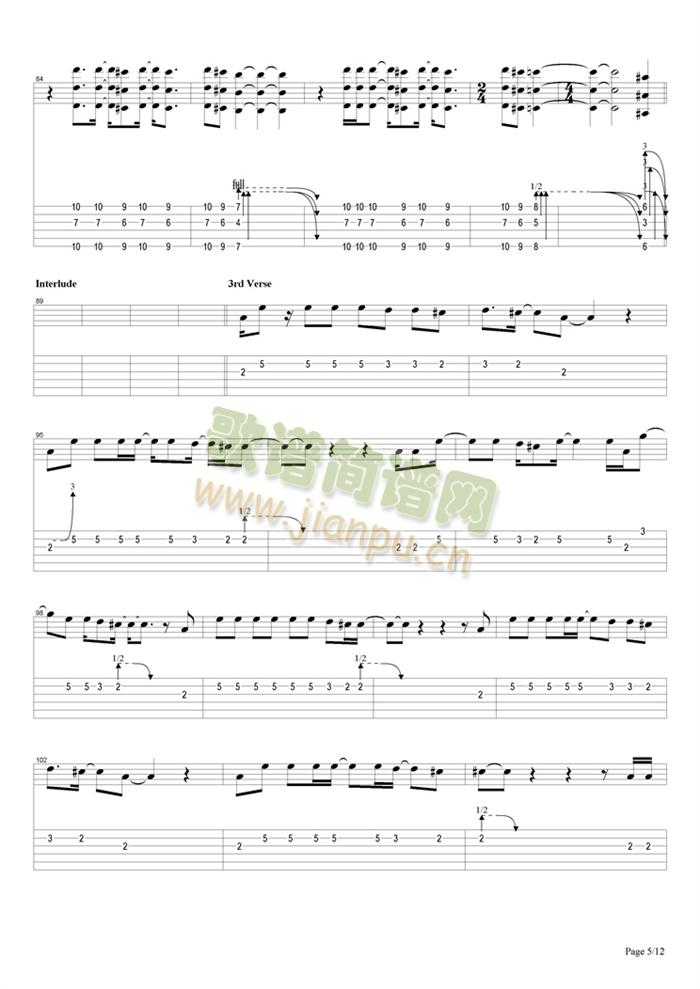 Locomotive(吉他谱)5