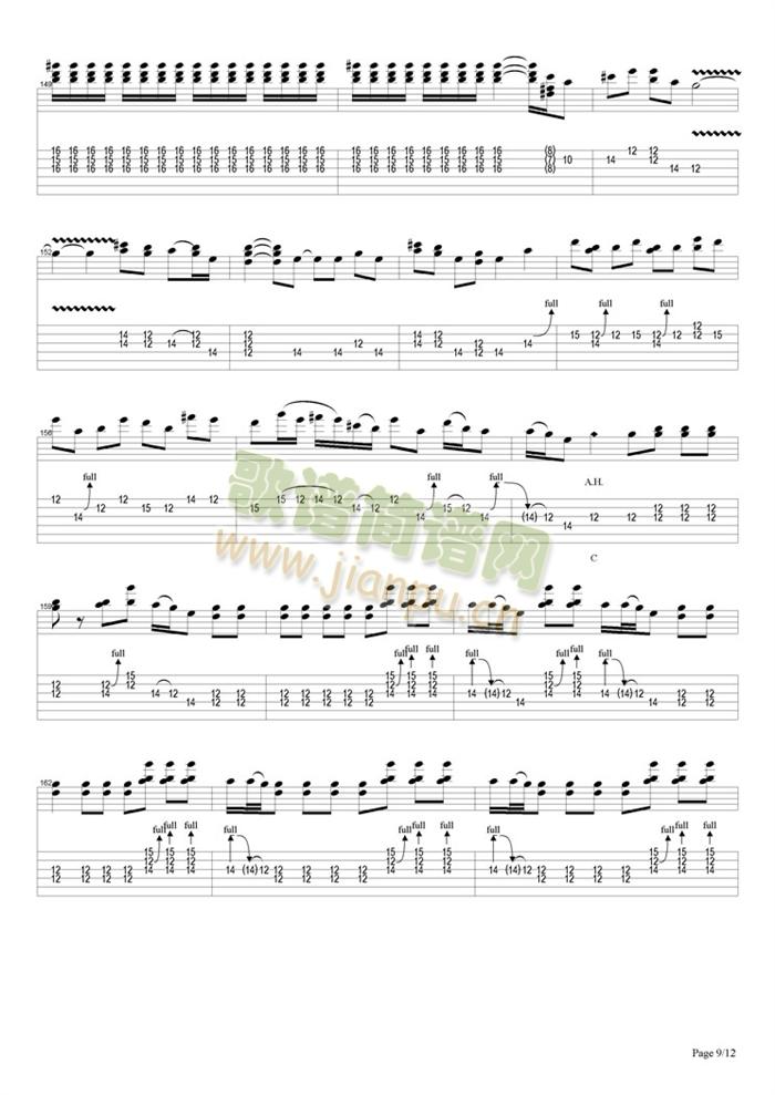 Drivin`South(吉他谱)9