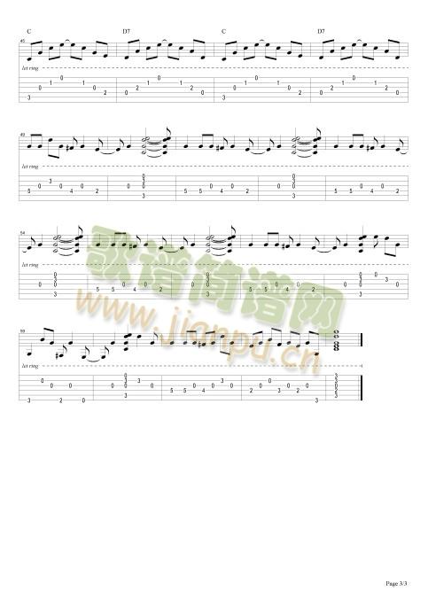 倔强爱情的胜利(吉他谱)3