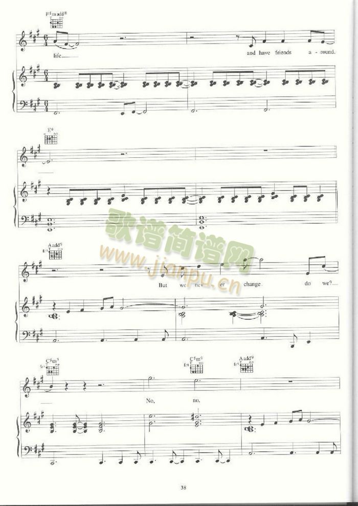 WENEVERCHANGE(吉他谱)3