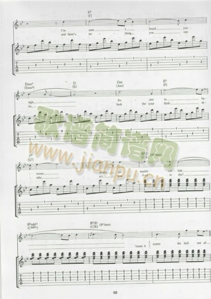 THOUGHTSOFADYINGATHEIST(吉他谱)3