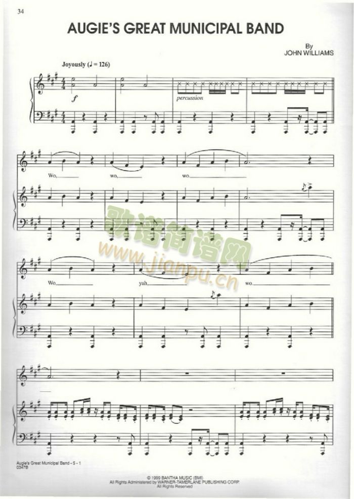 AUGIESGREATMUNICIPALBAND(吉他谱)1