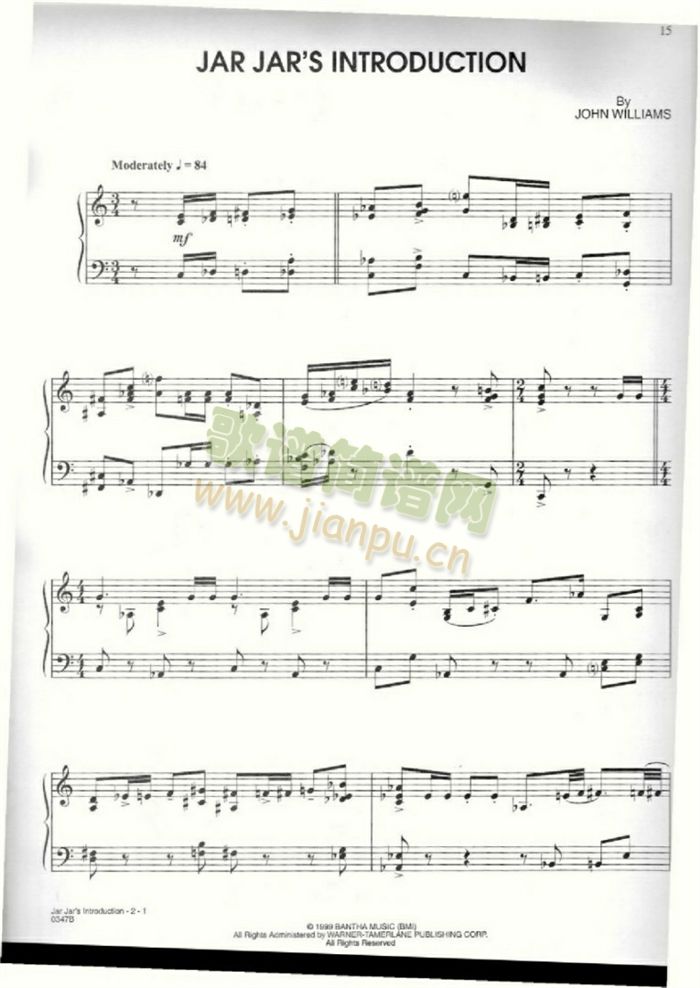 JARJARSINTRODUCTION(吉他谱)1