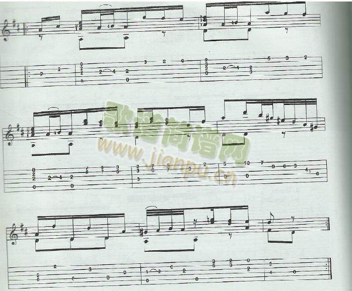 关于你的甜蜜记忆吉他谱(吉他谱)3