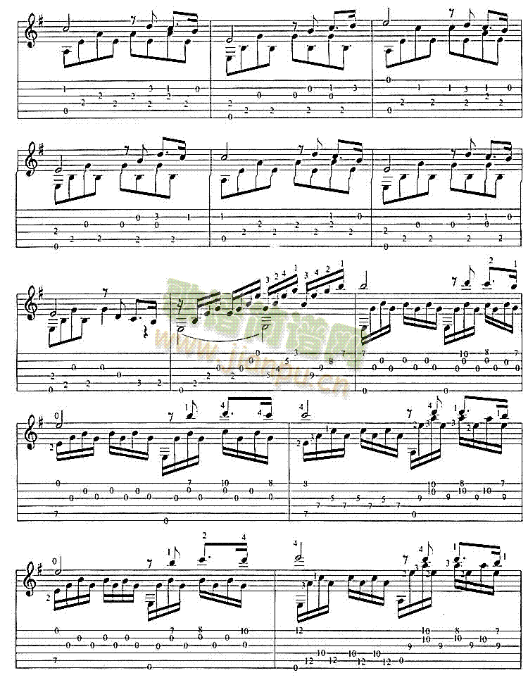 给母亲的信吉他谱(吉他谱)3