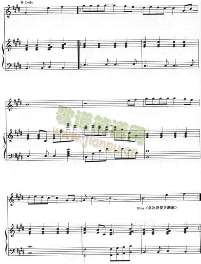 YesterdayOnceMore－欧美(吉他谱)5