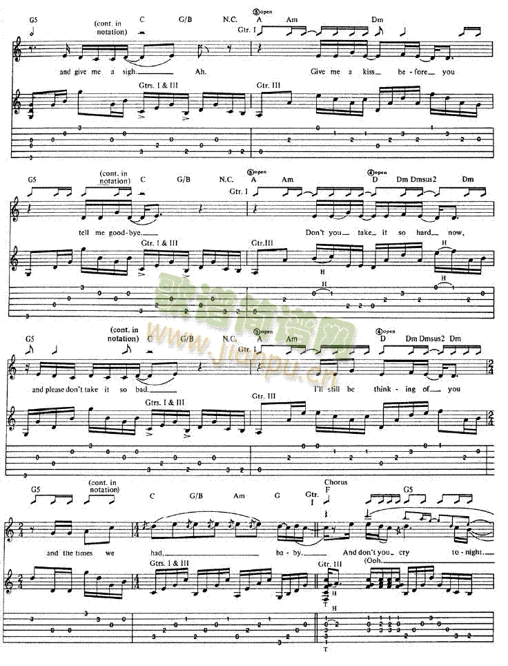 Don"tCry-gunandroses枪和玫瑰(吉他谱)5